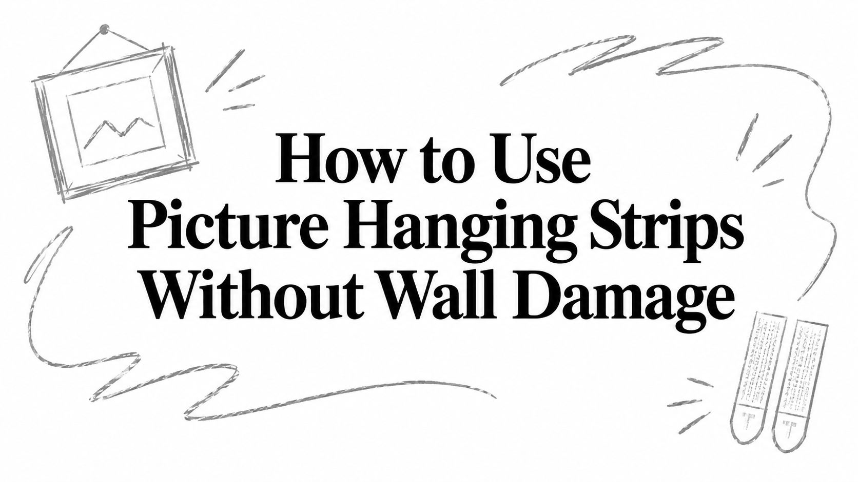 How to Use Picture Hanging Strips Without Wall Damage