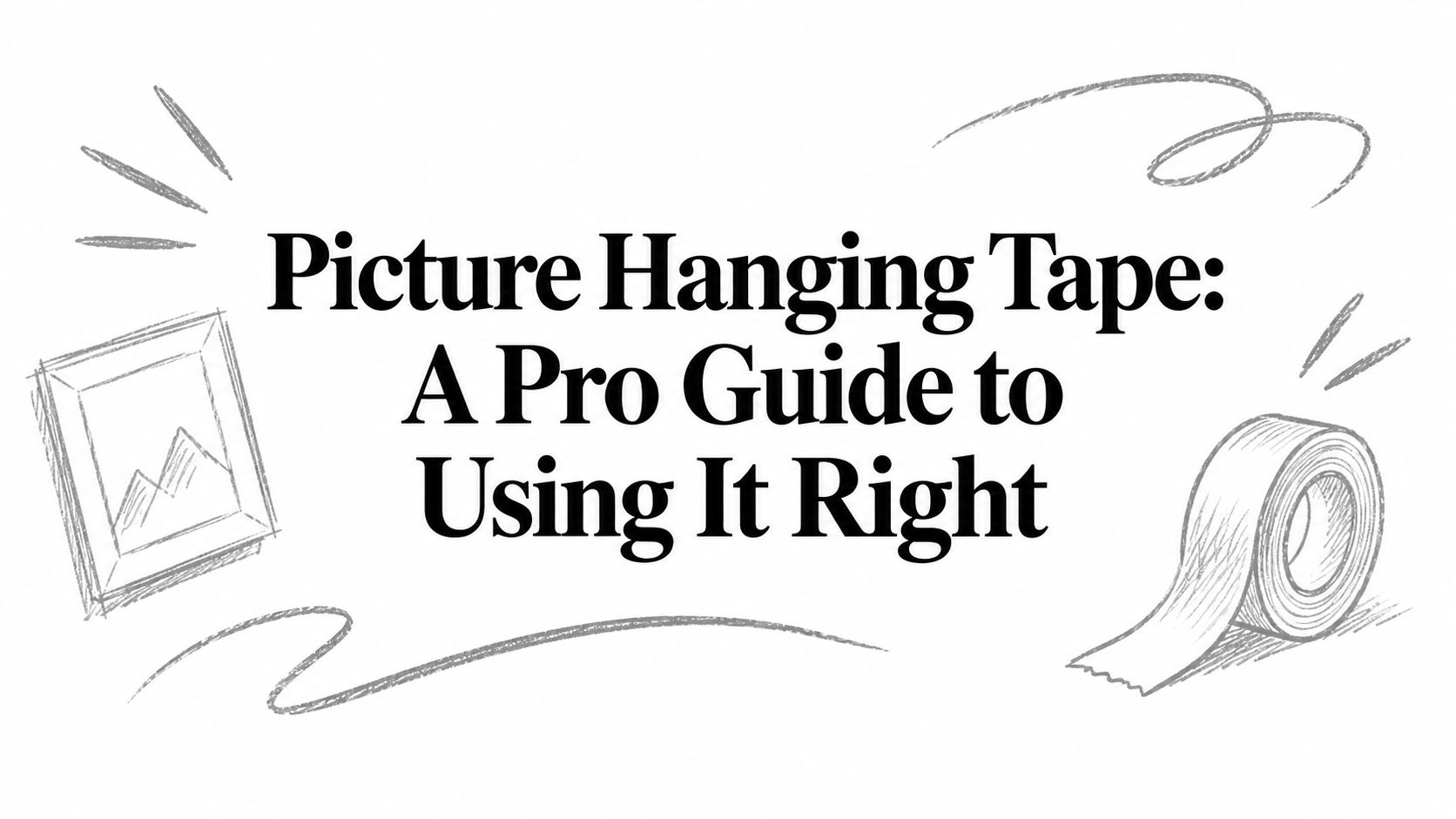 Picture Hanging Tape: A Pro Guide to Using It Right