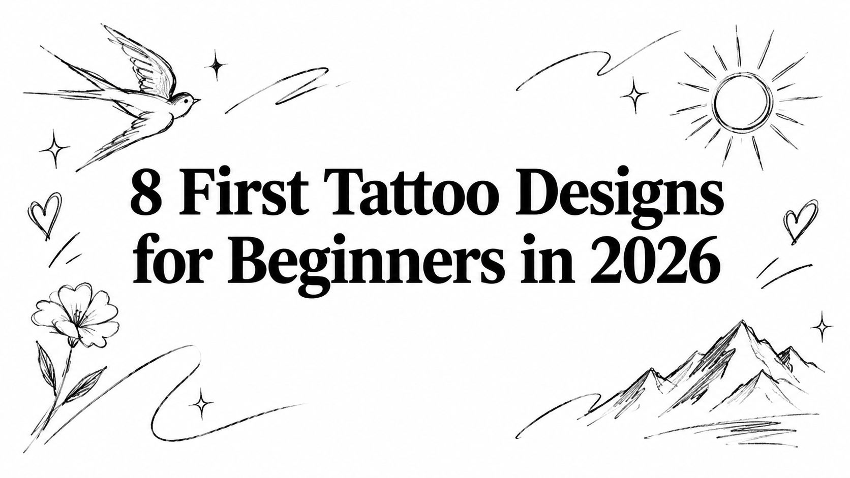 8 First Tattoo Designs for Beginners in 2026