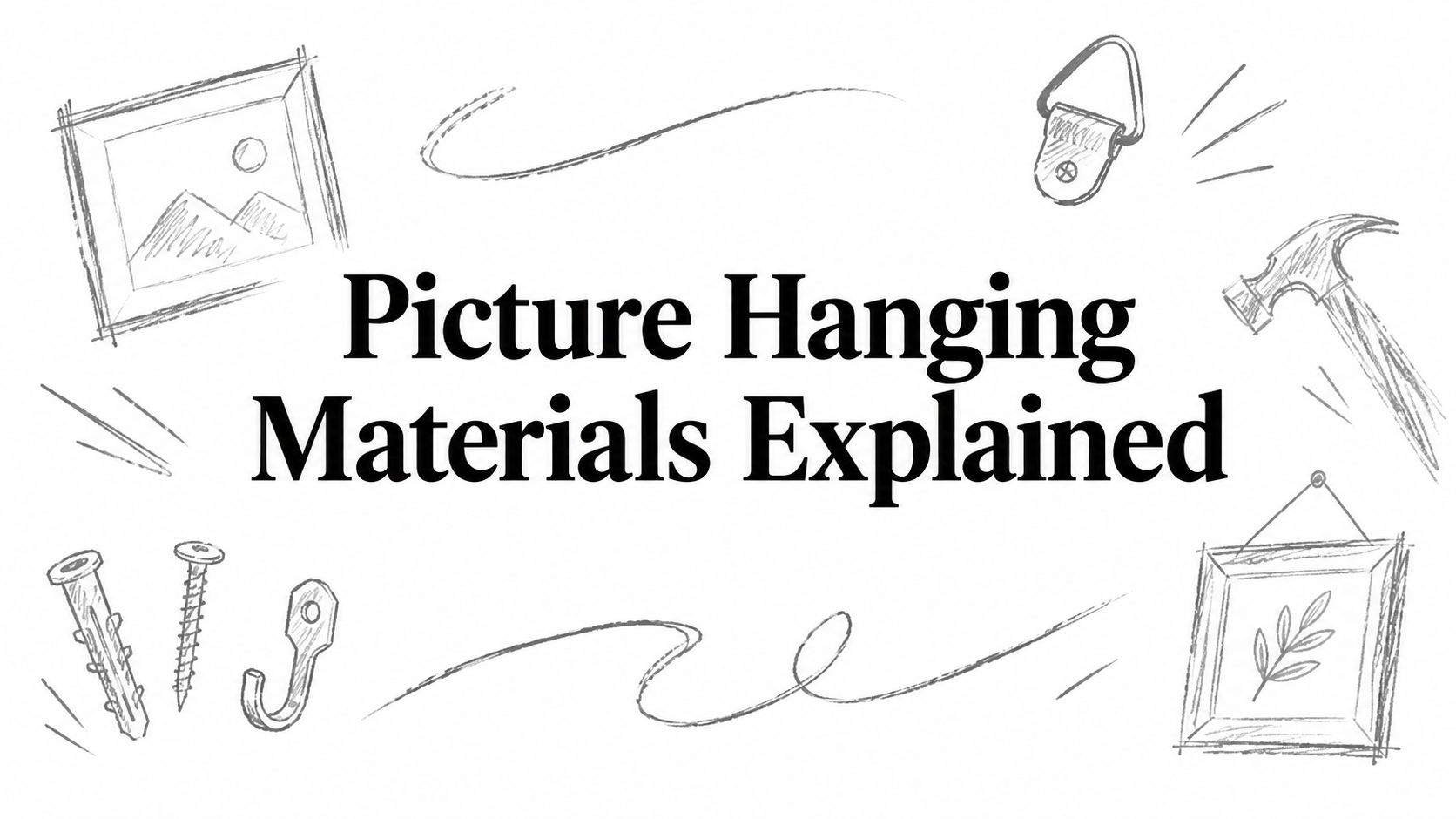 Picture Hanging Materials Explained