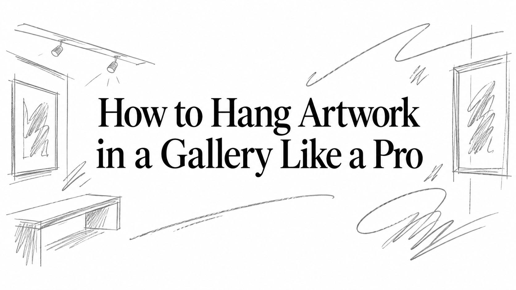 How to Hang Artwork in a Gallery Like a Pro