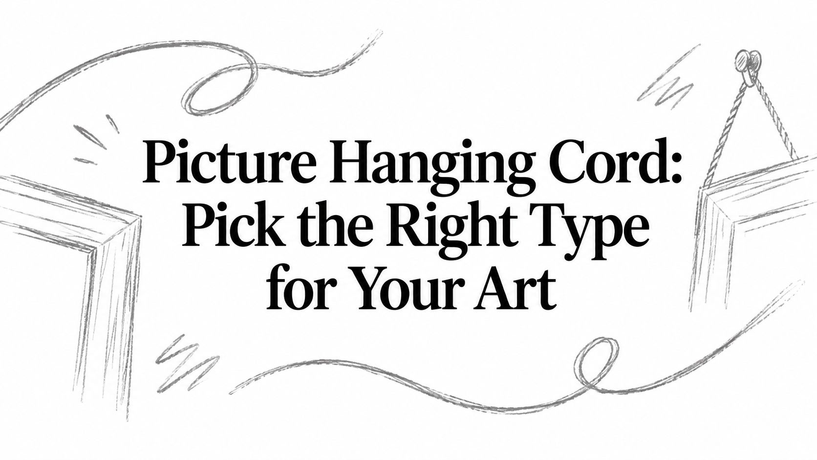 Picture Hanging Cord: Pick the Right Type for Your Art