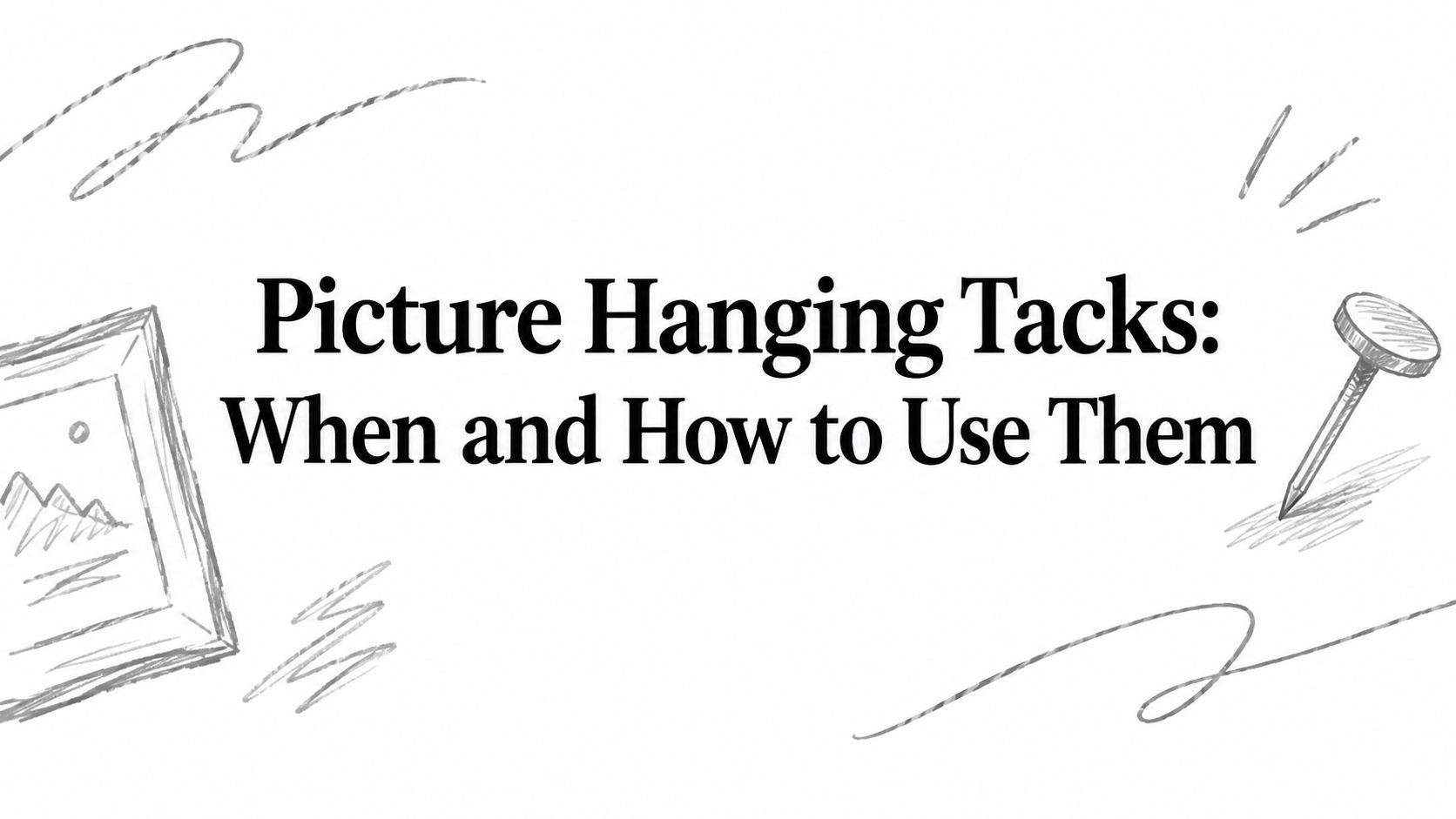 Picture Hanging Tacks: When and How to Use Them