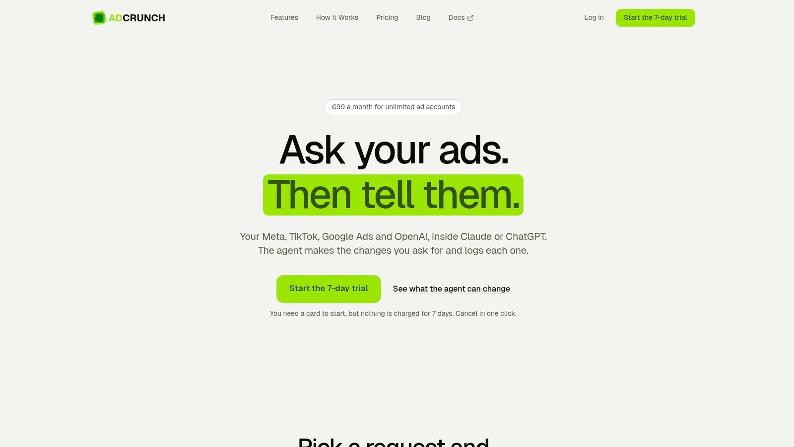 AdCrunch campaign planning template