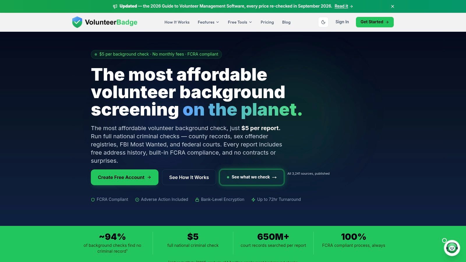 Screenshot from https://volunteerbadge.com