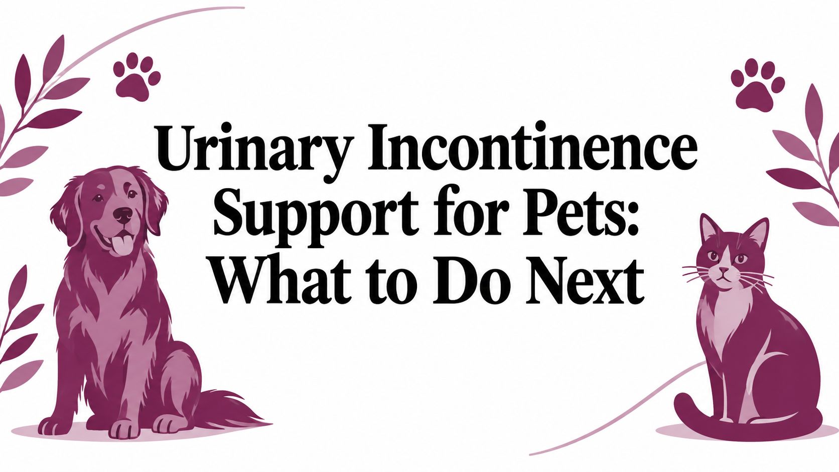 Urinary Incontinence Support for Pets: What to Do Next