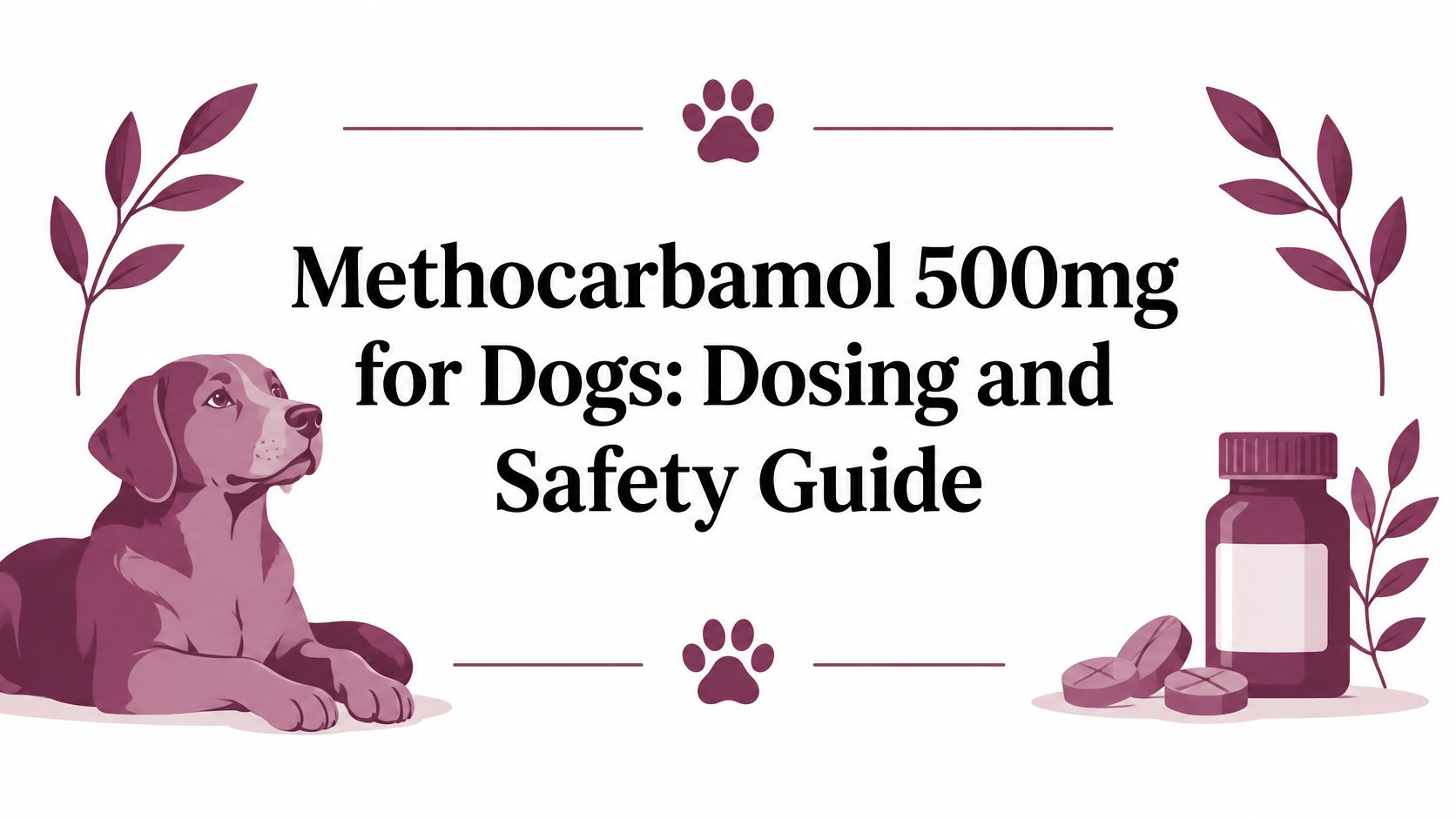 Methocarbamol 500mg for Dogs: Dosing and Safety Guide Methocarbamol 500mg for Dogs: Dosing and Safety Guide