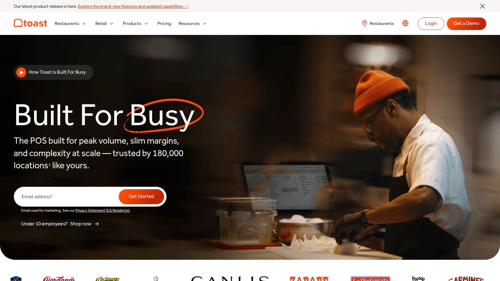 Toast, restaurant POS