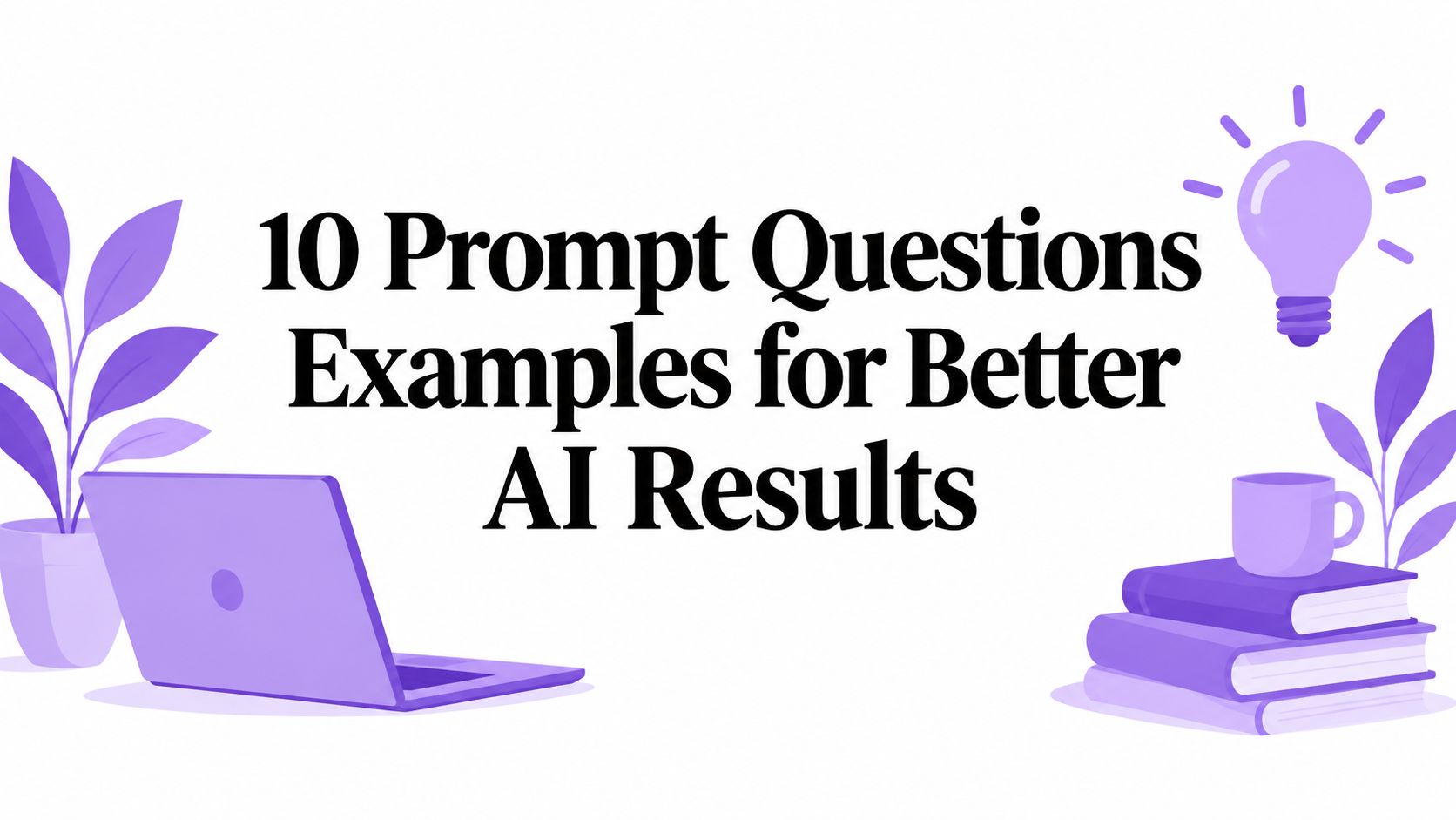 10 Prompt Questions Examples for Better AI Results article cover