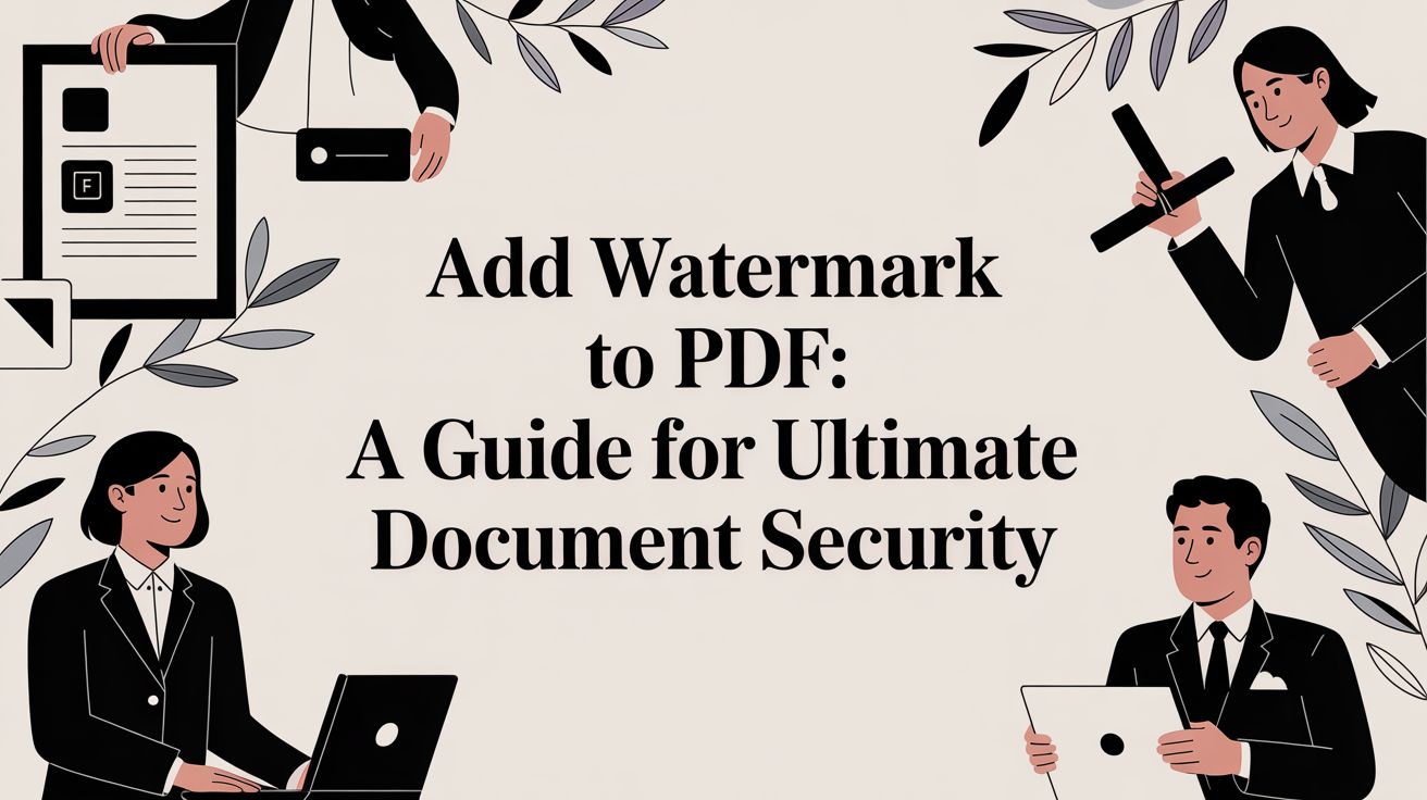 Add Watermark to PDF A Guide for Ultimate Document Security — CatchDiff