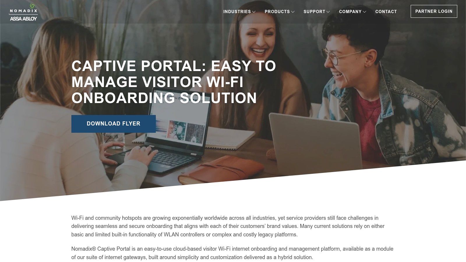 Nomadix Captive Portal