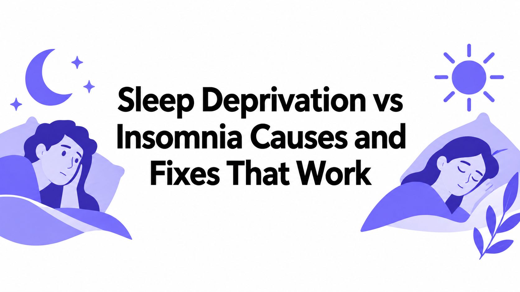Sleep Deprivation vs Insomnia Causes and Fixes That Work