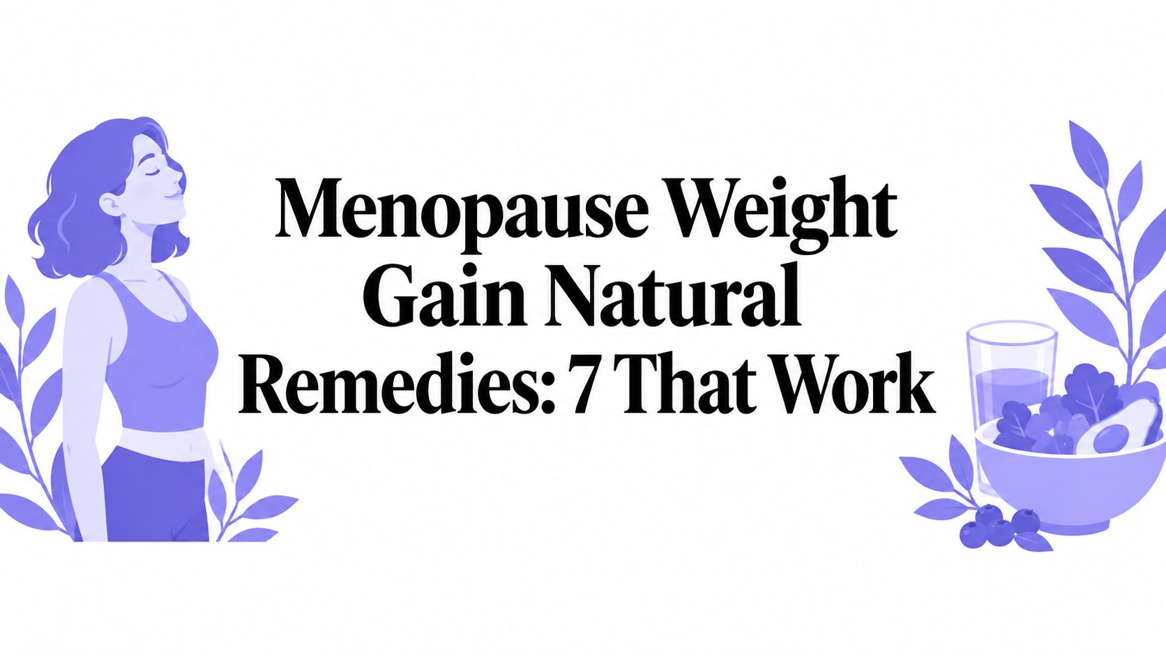 Menopause Weight Gain Natural Remedies: 7 That Work