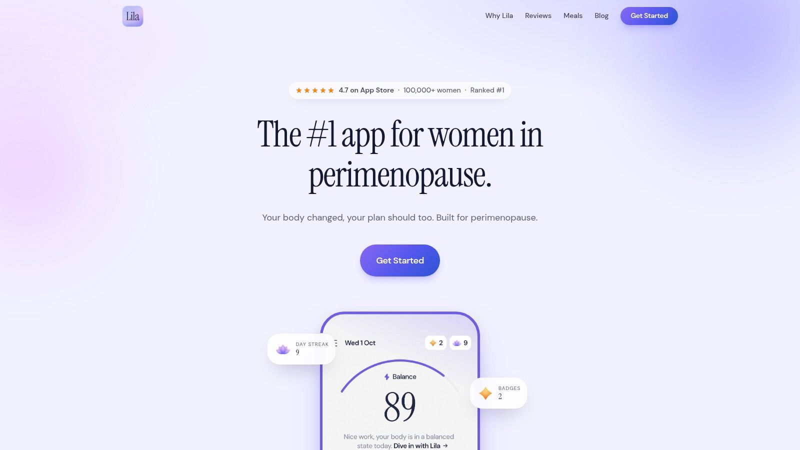 Screenshot from https://getlila.com