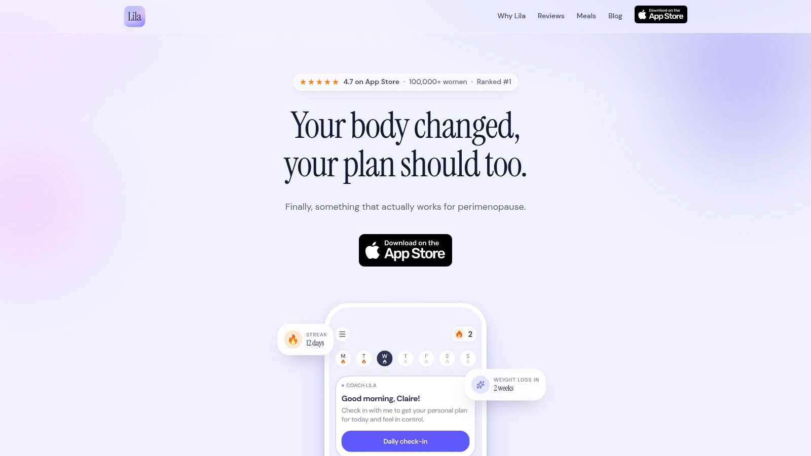 Screenshot from https://getlila.com