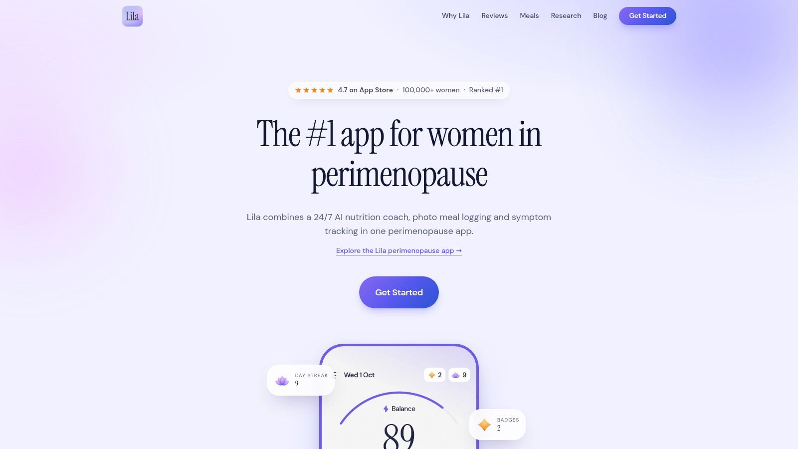 Screenshot from https://getlila.com