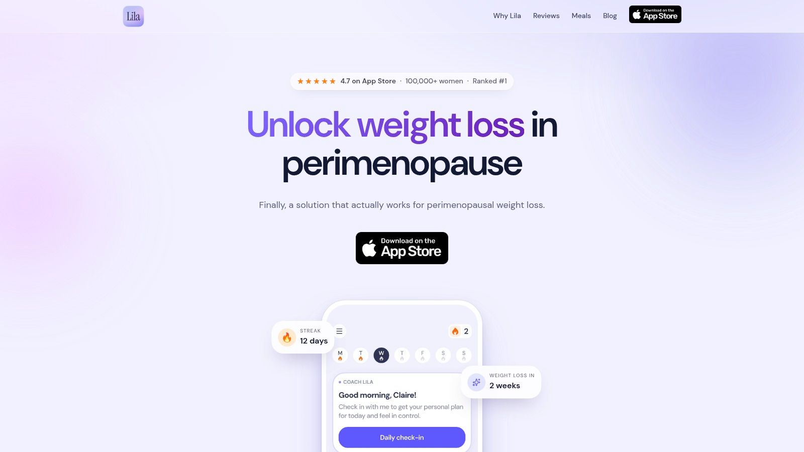 Screenshot from https://getlila.com