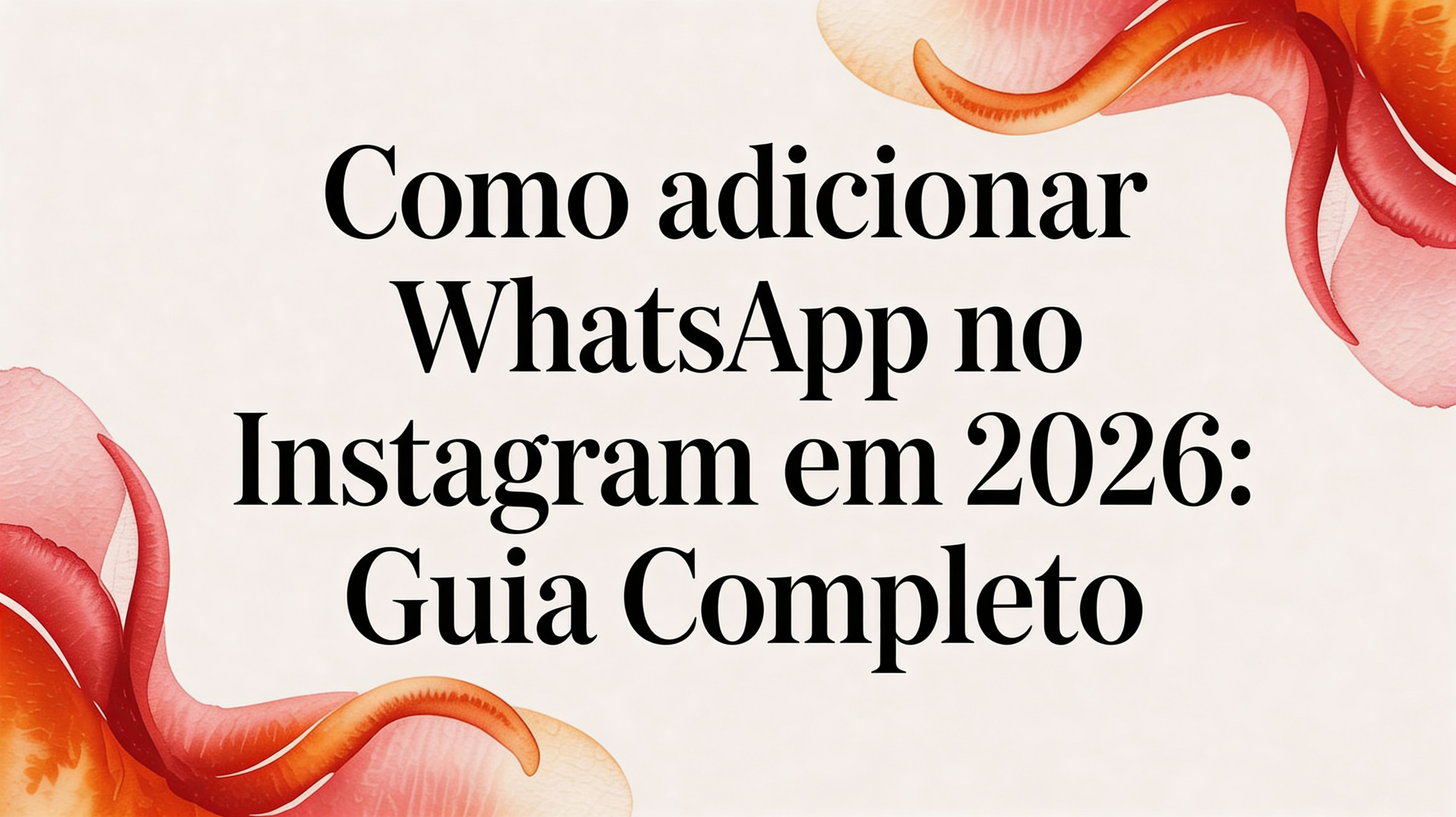 Add whatsapp to instagram social media
