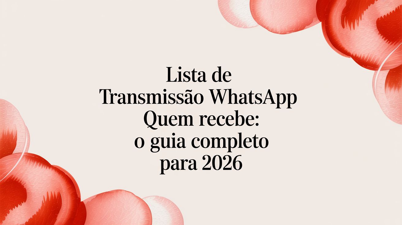 Whatsapp broadcast list who receives whatsapp guide