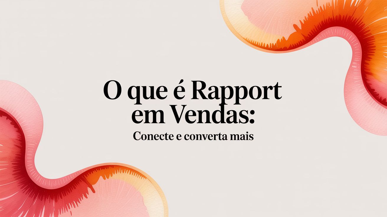 What is rapport in sales sales