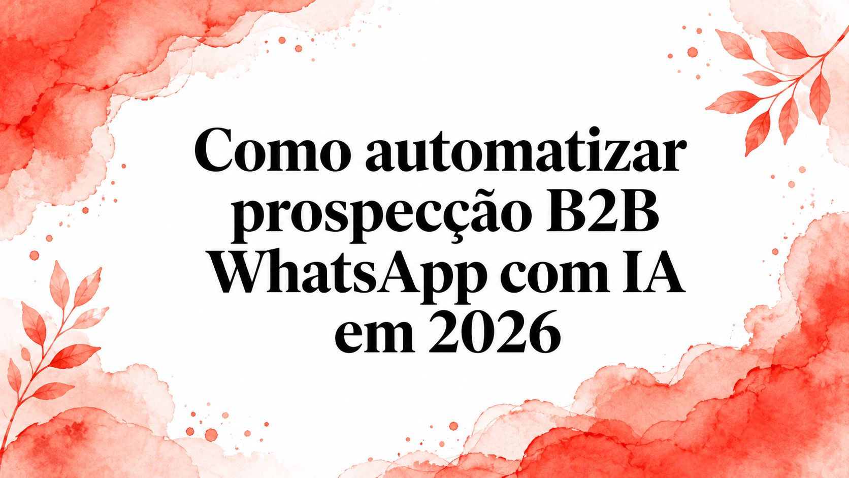 How to automate b2b whatsapp prospecting ai