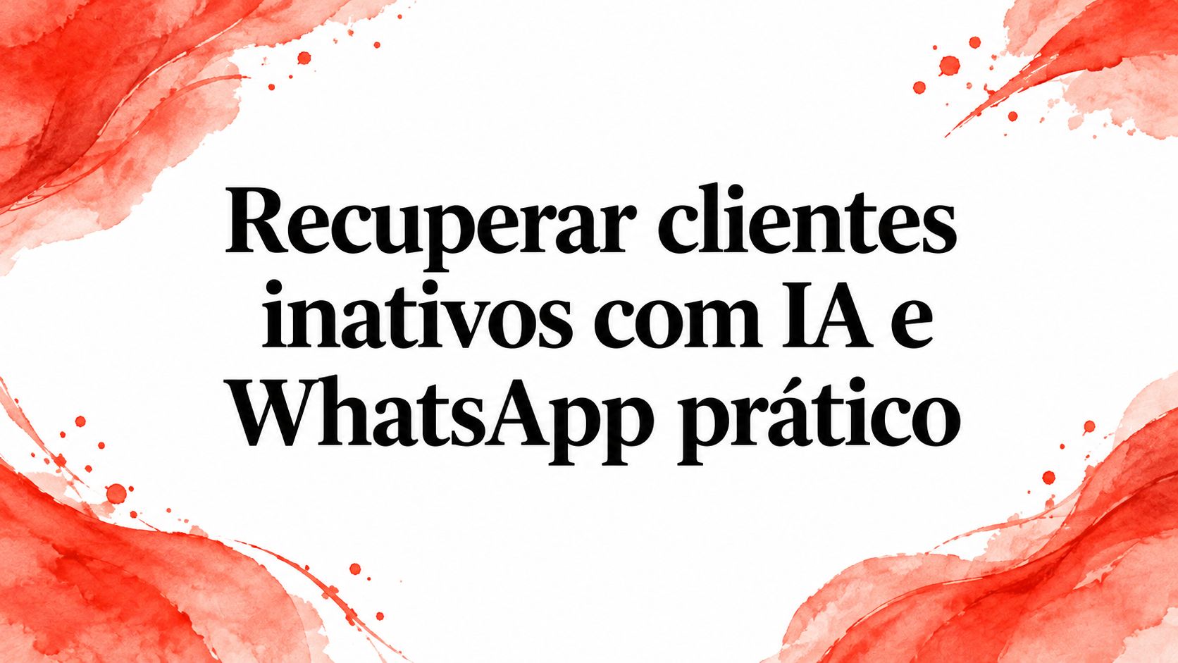 Recovering inactive customers ai