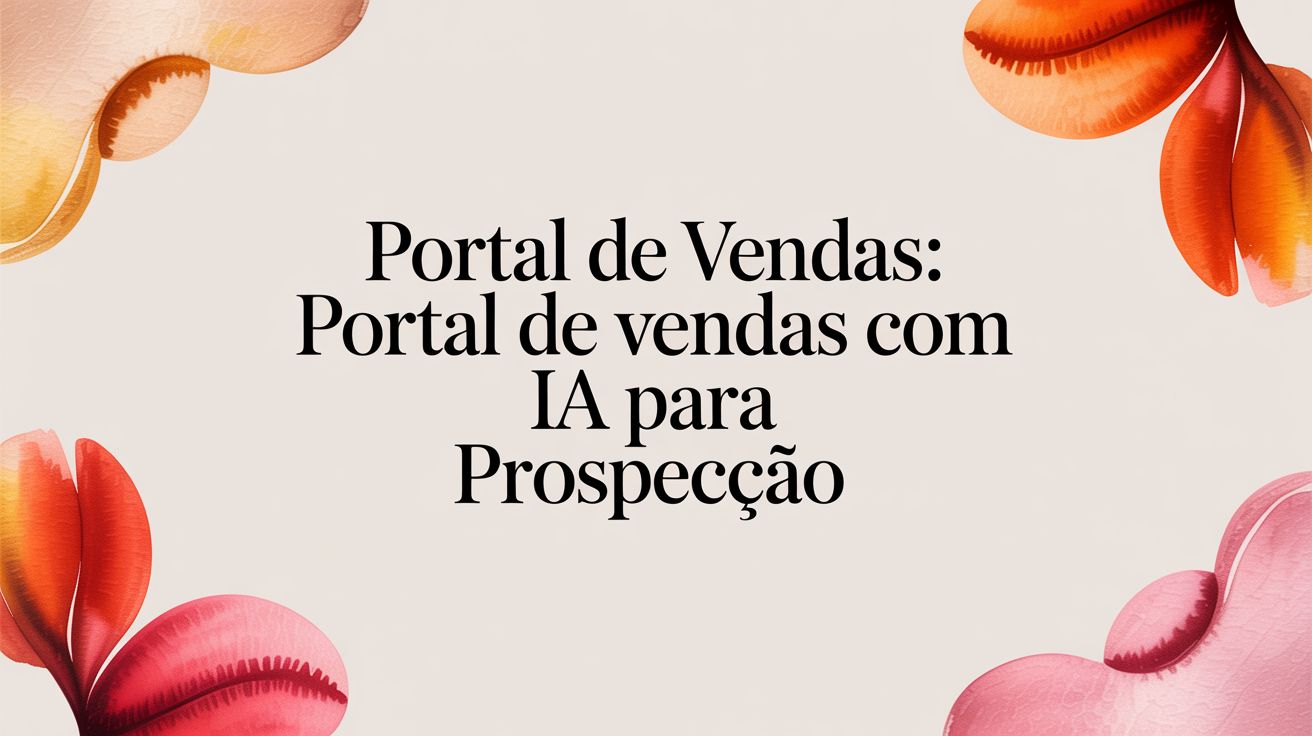 Sales portal floral