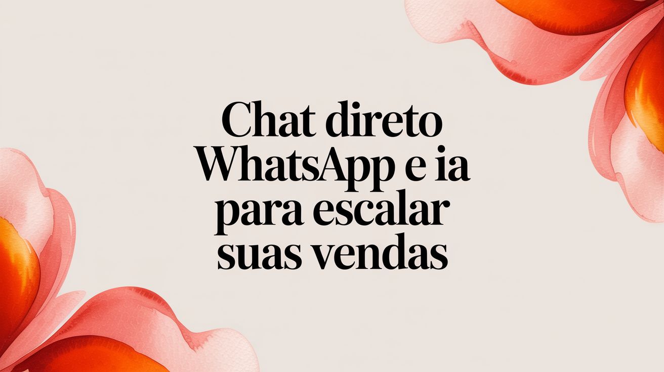 Direct chat whatsapp marketing text
