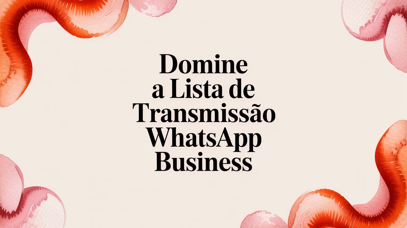 Whatsapp business broadcast list whatsapp business guide