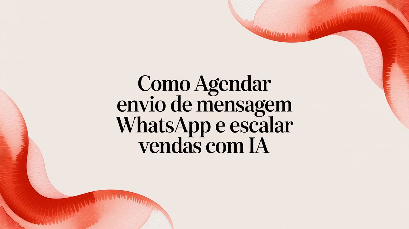 Schedule whatsapp message sending