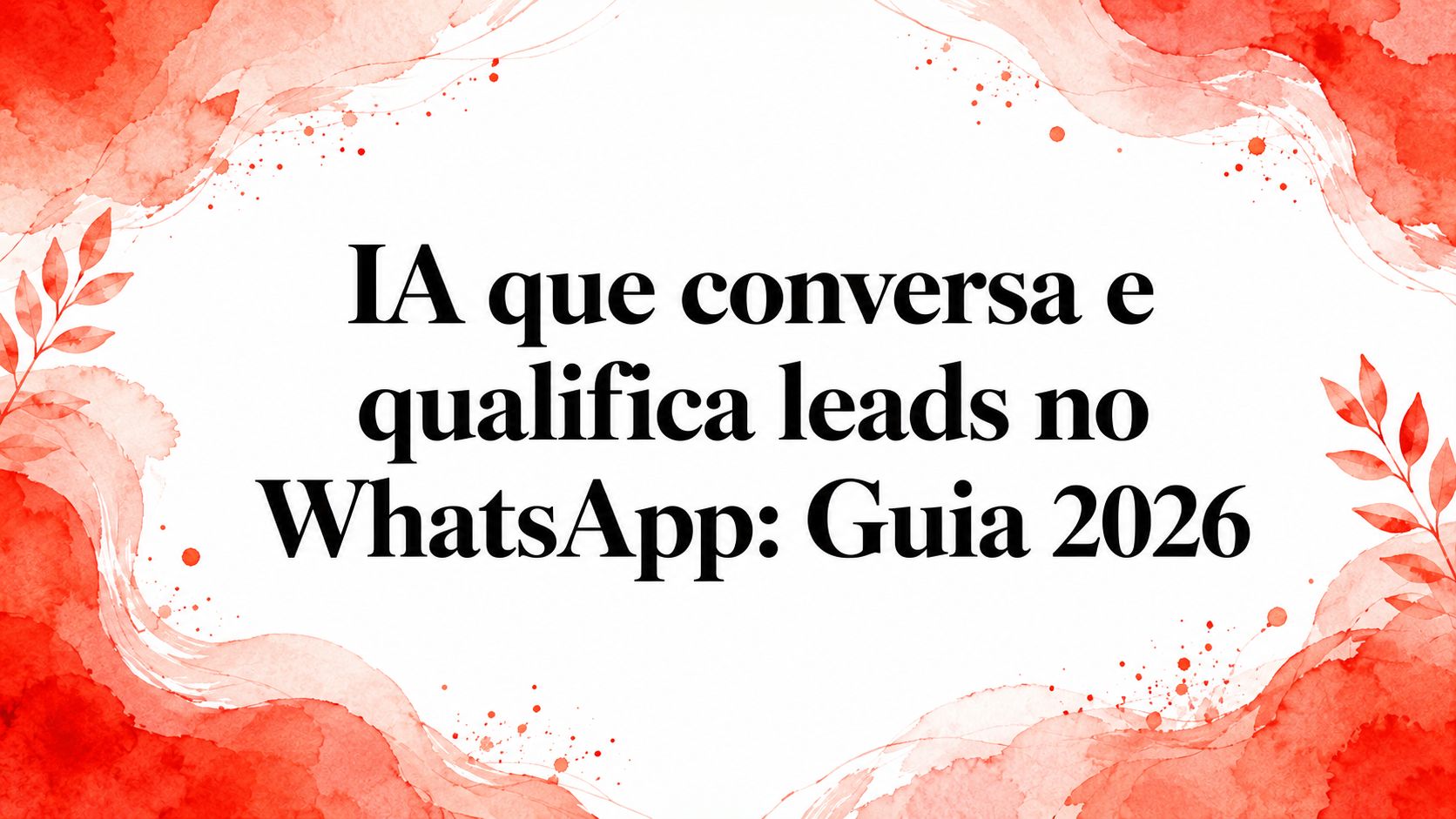 Ai that converses and qualifies leads on whatsapp artificial