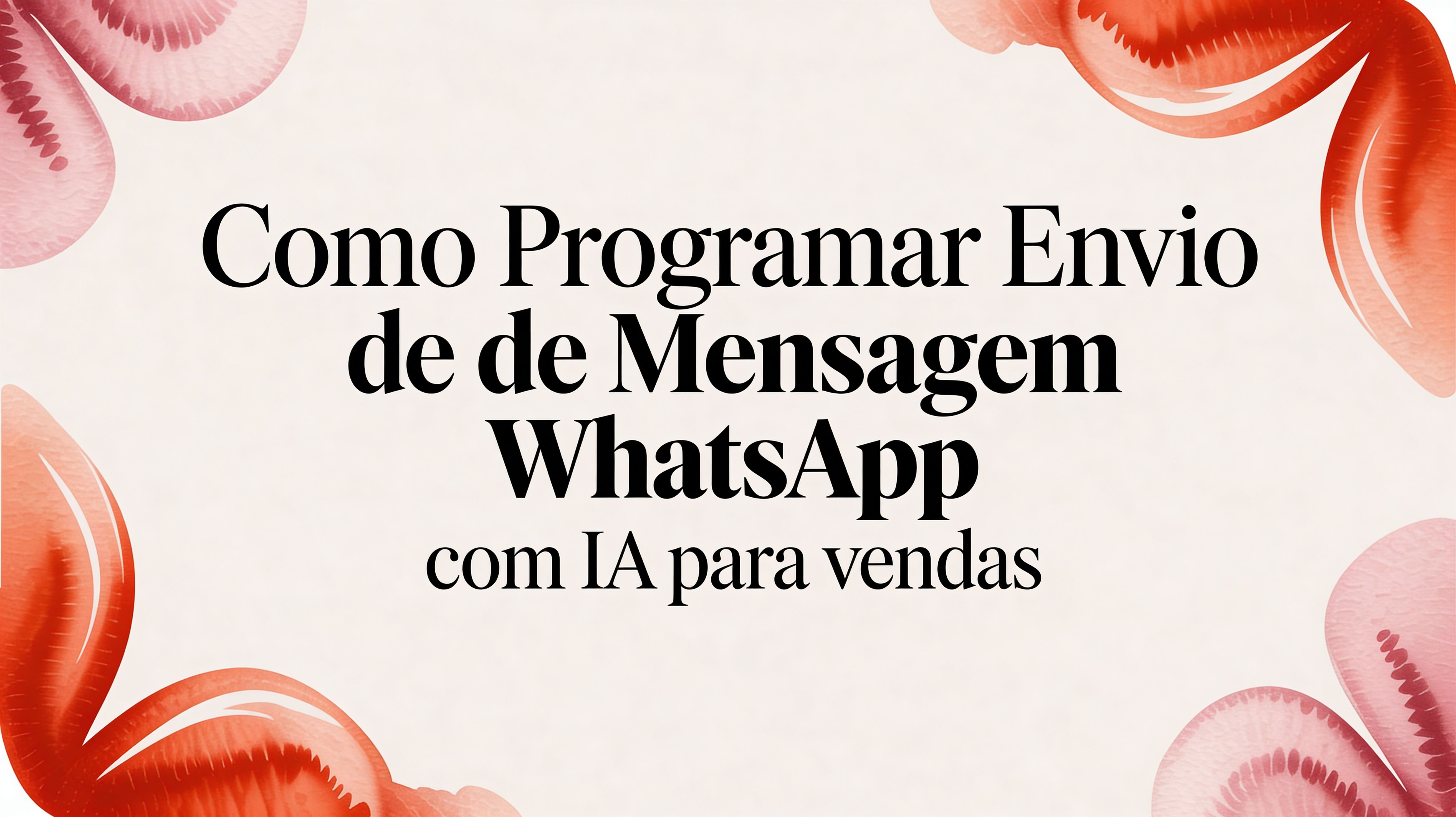Schedule whatsapp message sending