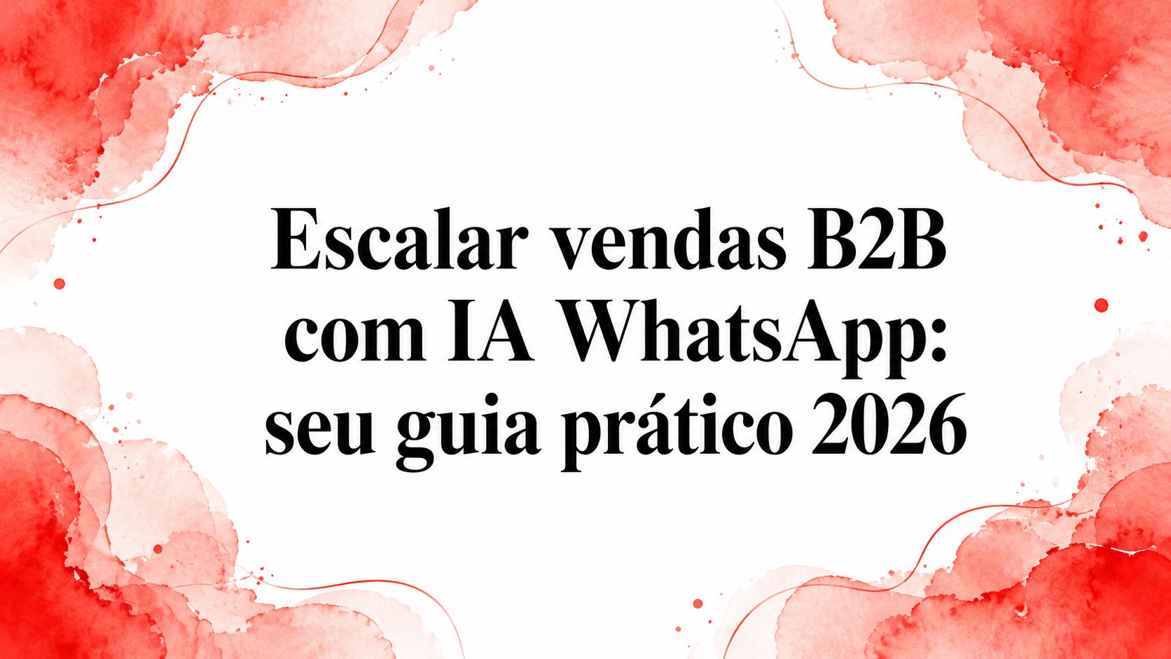 Scale b2b sales with ai whatsapp