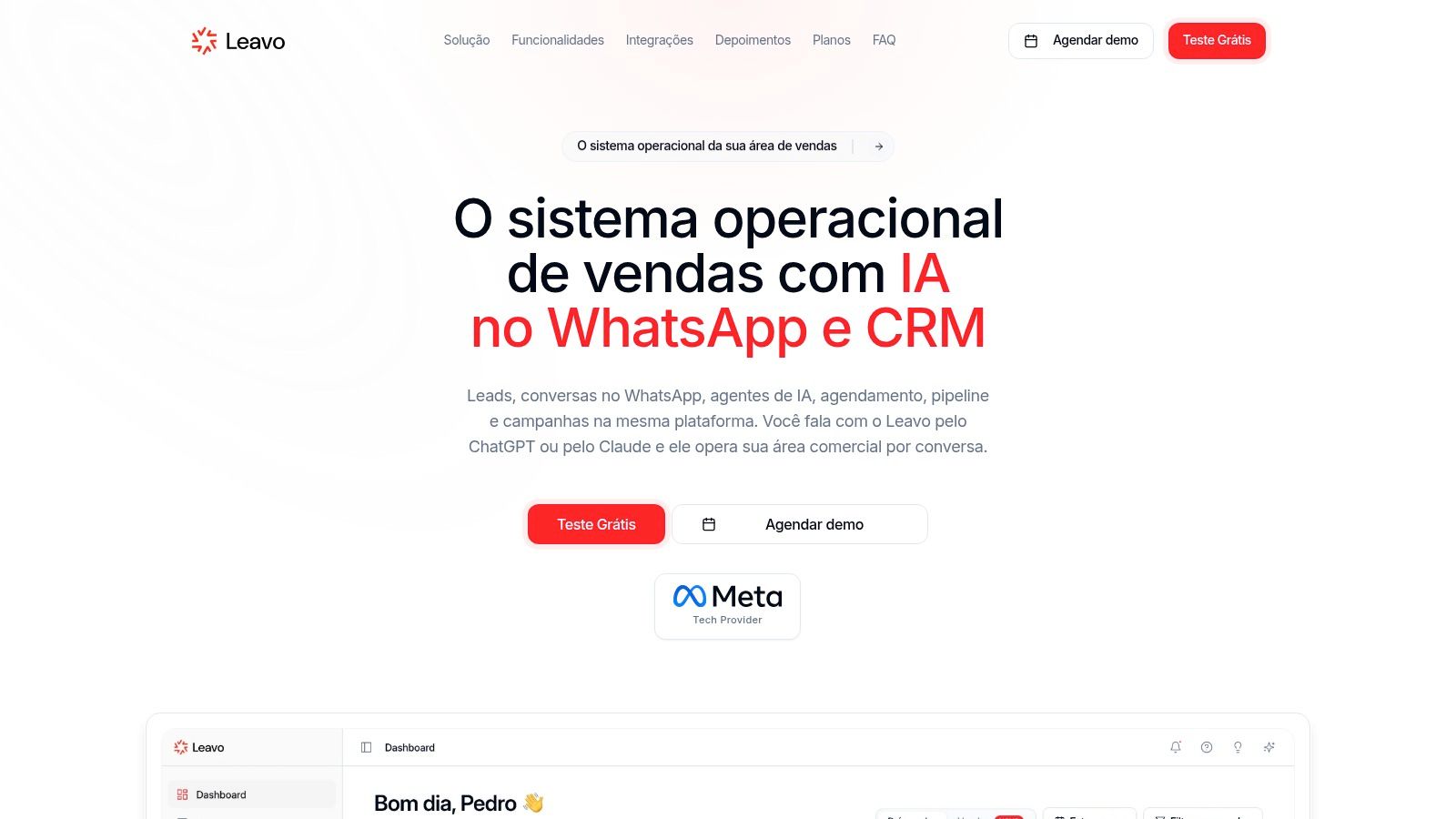 Screenshot from https://leavo.ai