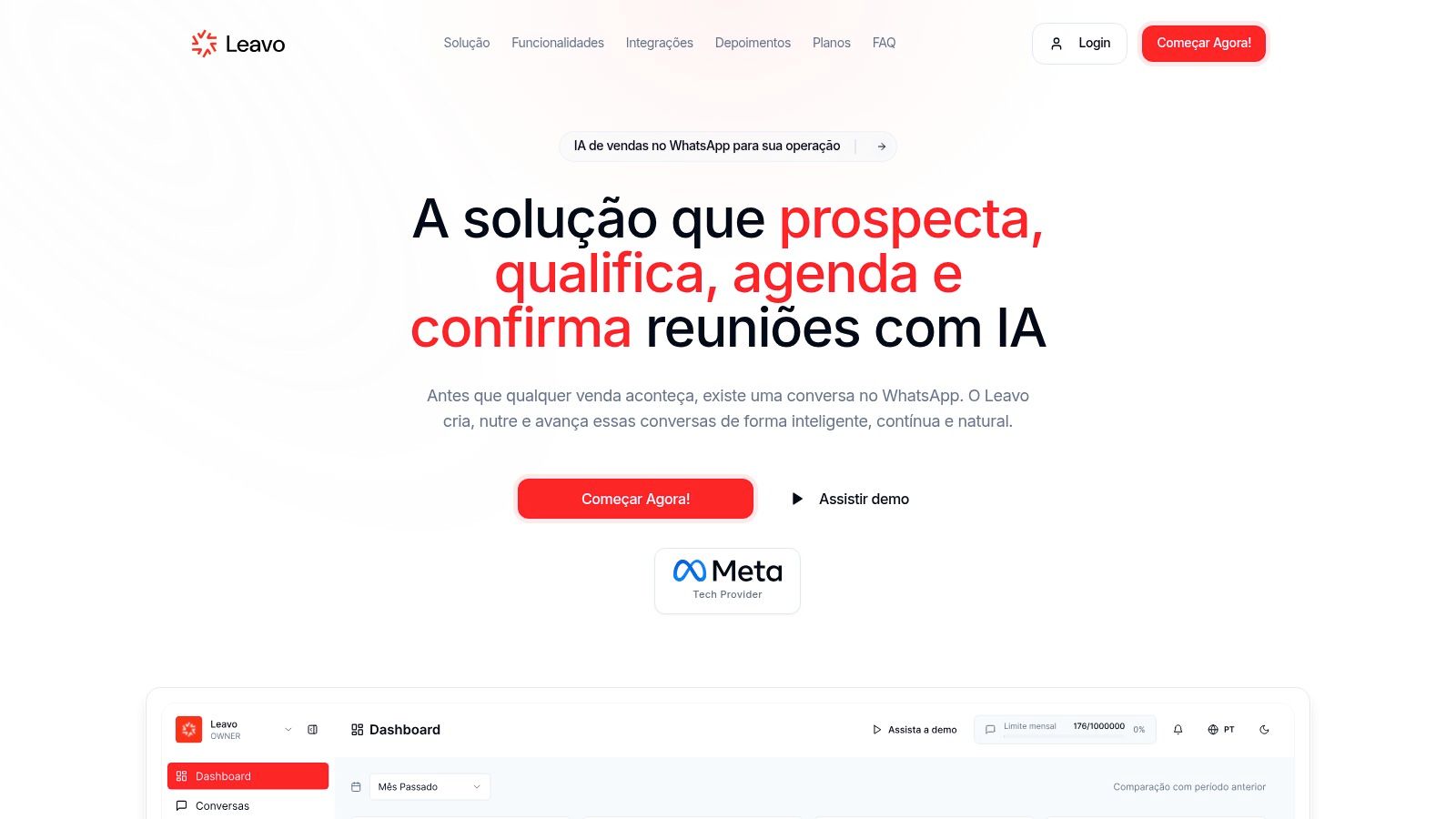 Screenshot from https://leavo.ai