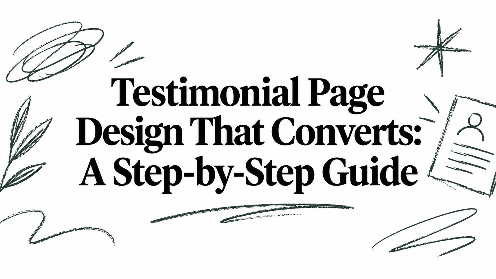 Testimonial Page Design That Converts: A Step-by-Step Guide