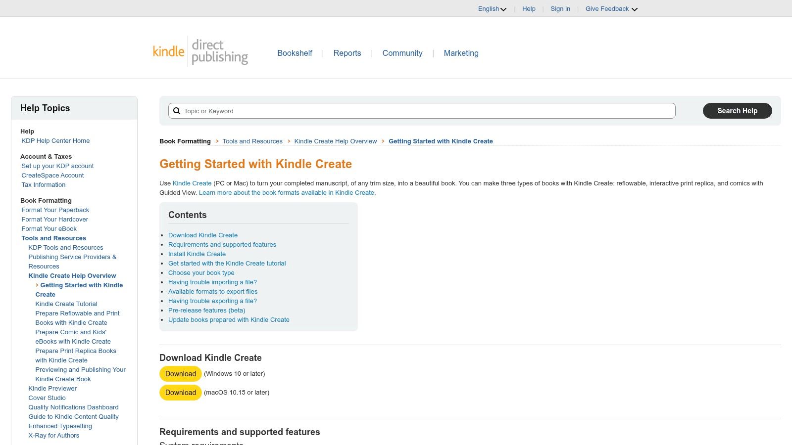 Kindle Create