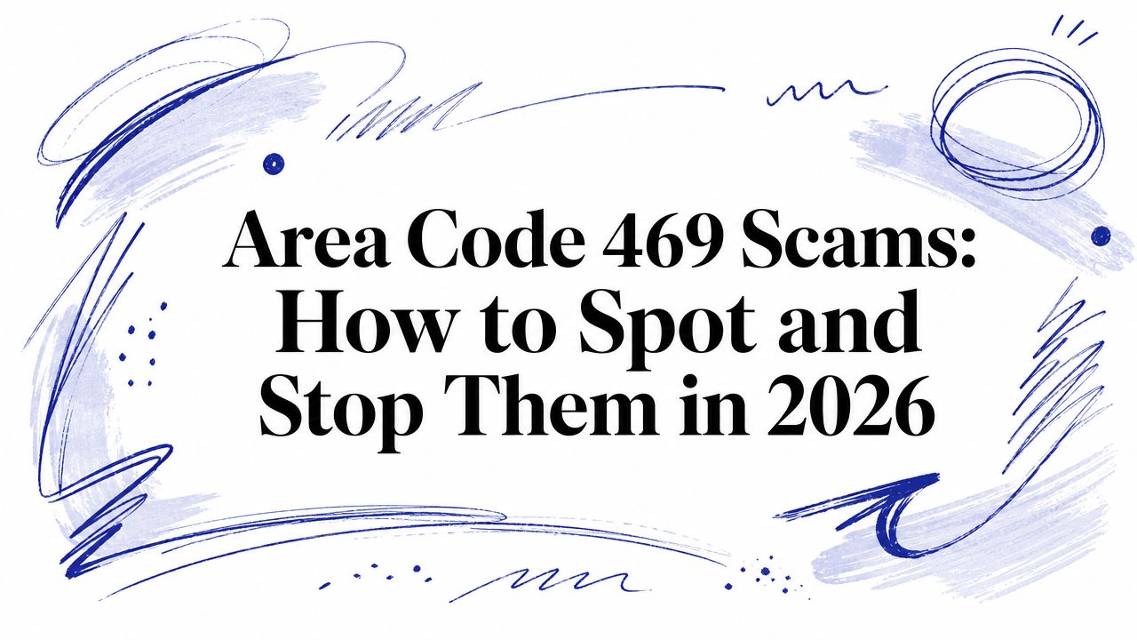 Area Code 469 Scams: How to Spot and Stop Them in 2026 | Gini Help Blog