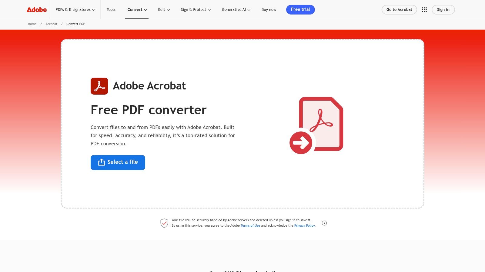 Adobe Acrobat Online