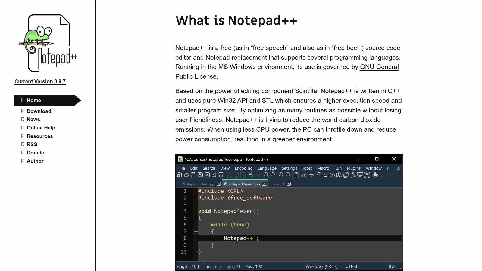 Notepad++ (with MarkdownViewer++ plugin)