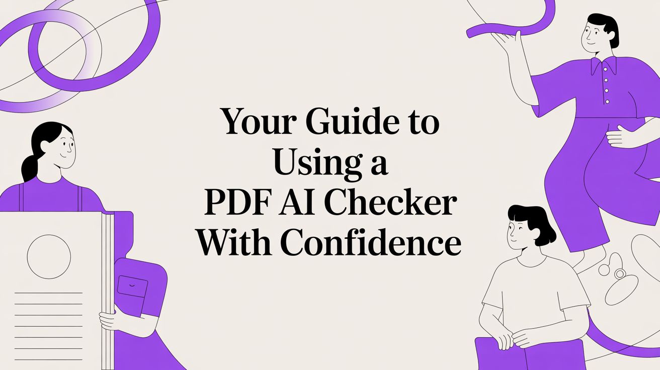 Your Guide to Using a PDF AI Checker with Confidence | AI Image Detector