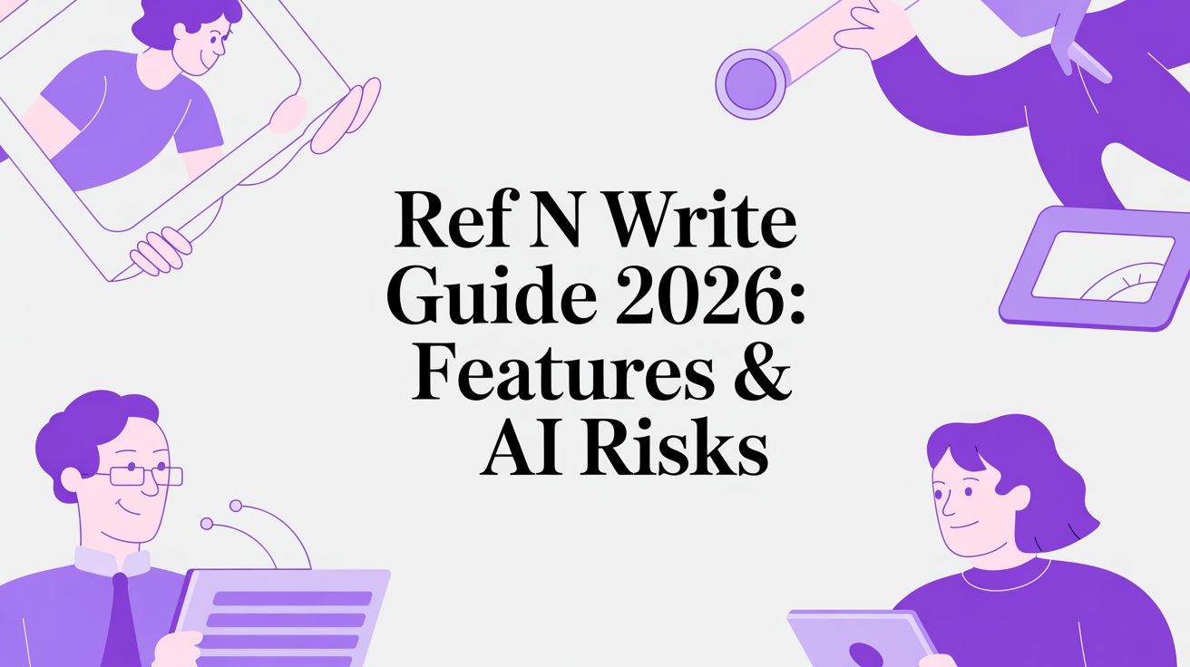 Ref N Write Guide 2026: Features & AI Risks | AI Image Detector