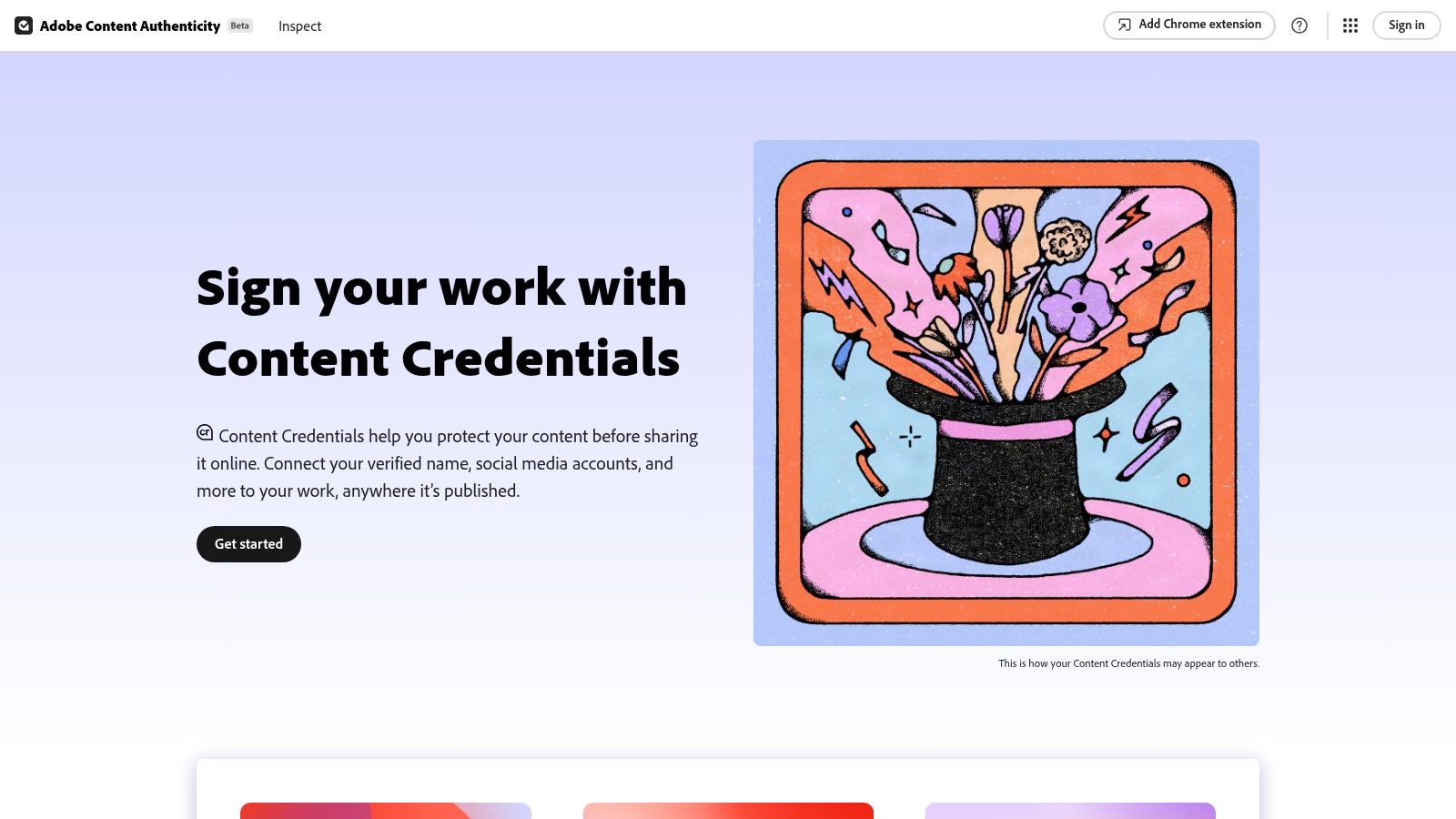 Adobe Content Credentials Inspect