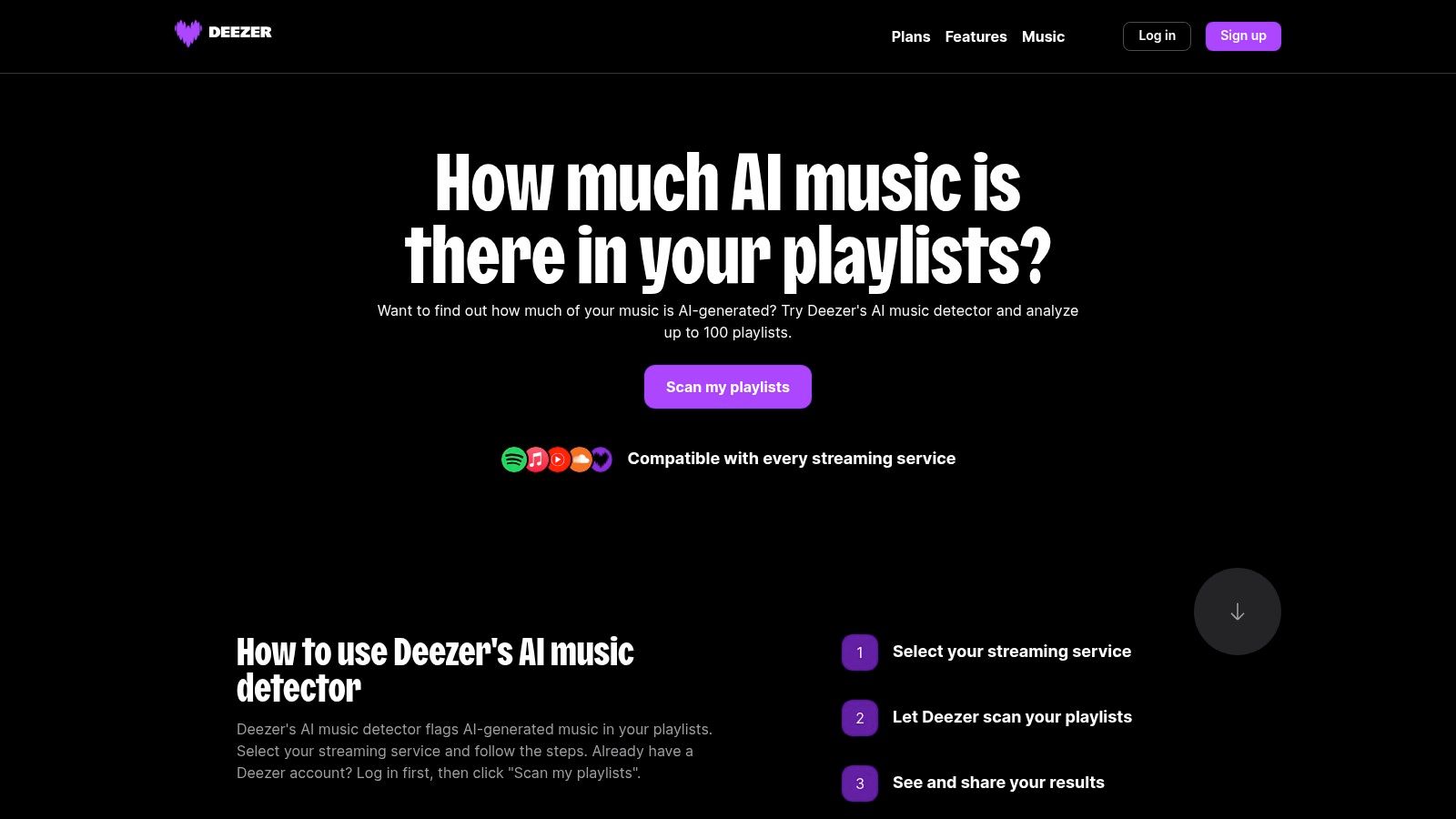 Deezer AI Music Detector