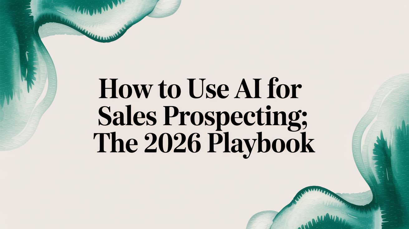 How to Use AI for Sales Prospecting: The 2026 Playbook | CollectIntent