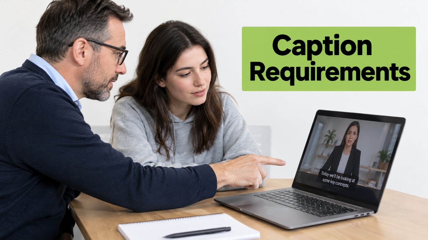 Closed Captioning Requirements for UK Training Videos