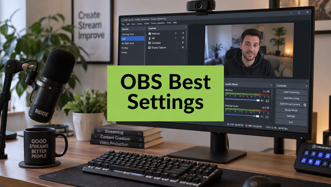 OBS Best Settings for Streaming and Recording in 2026