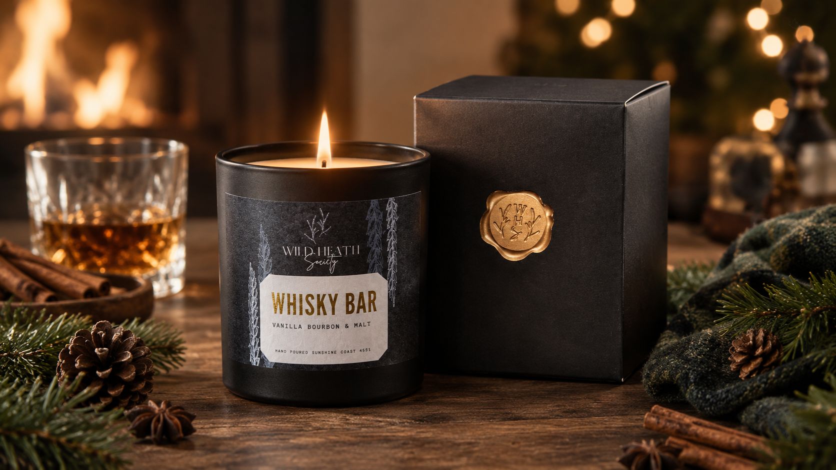 Wild Heath Society Deluxe Soy Candle