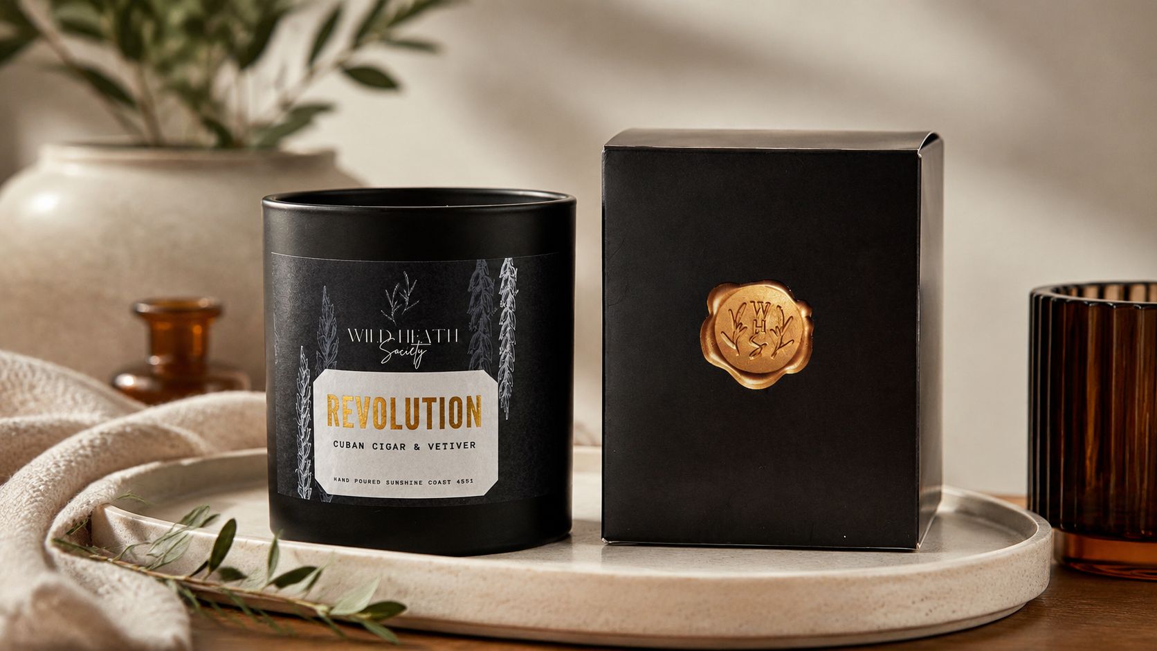 Wild Heath Society Deluxe Soy Candle