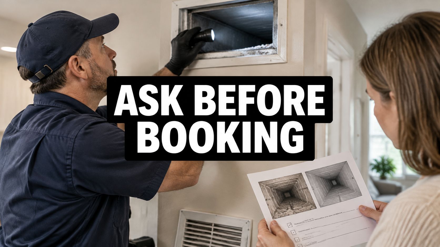 8 Air Duct Cleaning Questions to Ask Before You Book